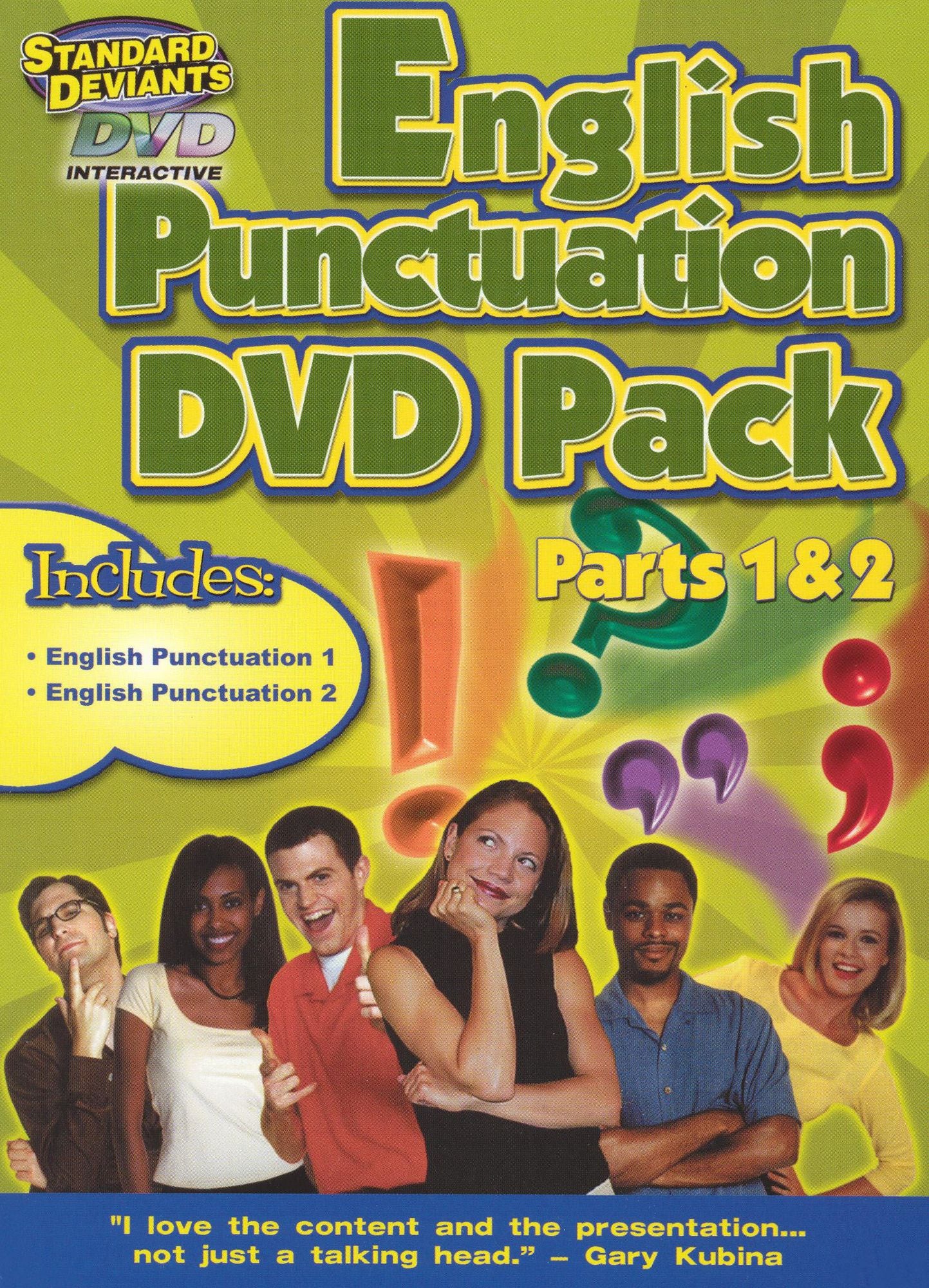 Standard Deviants: English Punctuation Pack - Pts 1 & 2 [2 Discs]