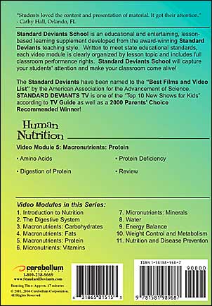 Standard Deviants School: Human Nutrition, Vol. 5 - Macronutrients: Proteins