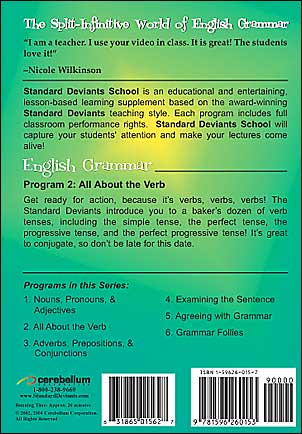 Standard Deviants School: English Grammar, Vol. 2 - All About the Verb