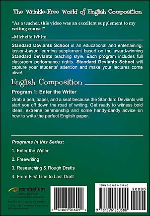 Standard Deviants School: English Composition, Program 1 - Enter the Writer