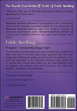 No Brainers Video Guides to Life, Program 1: Public Speaking - Conquering Stage Fright
