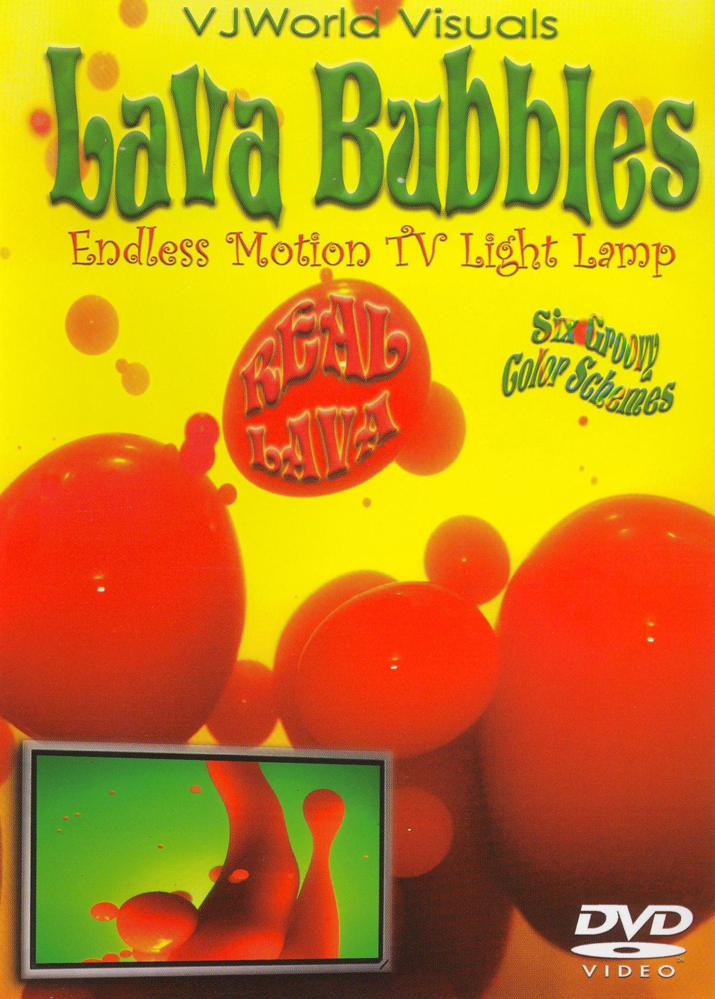 VJWorld Visuals: Lava Bubbles TV Light Lamp