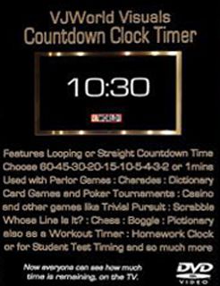 Vjworld Visuals: Countdown Clock Timer