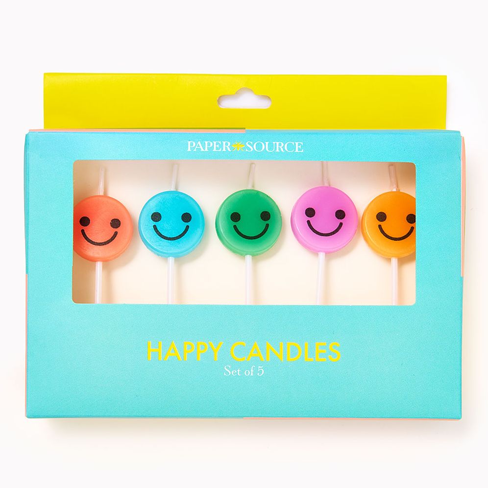 Happy Face Candles
