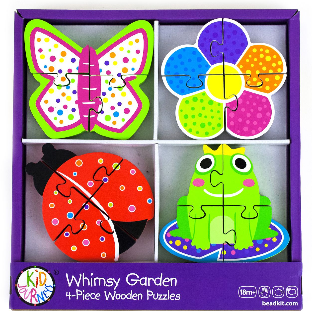 Whimsy Garden Wooden Puzzle