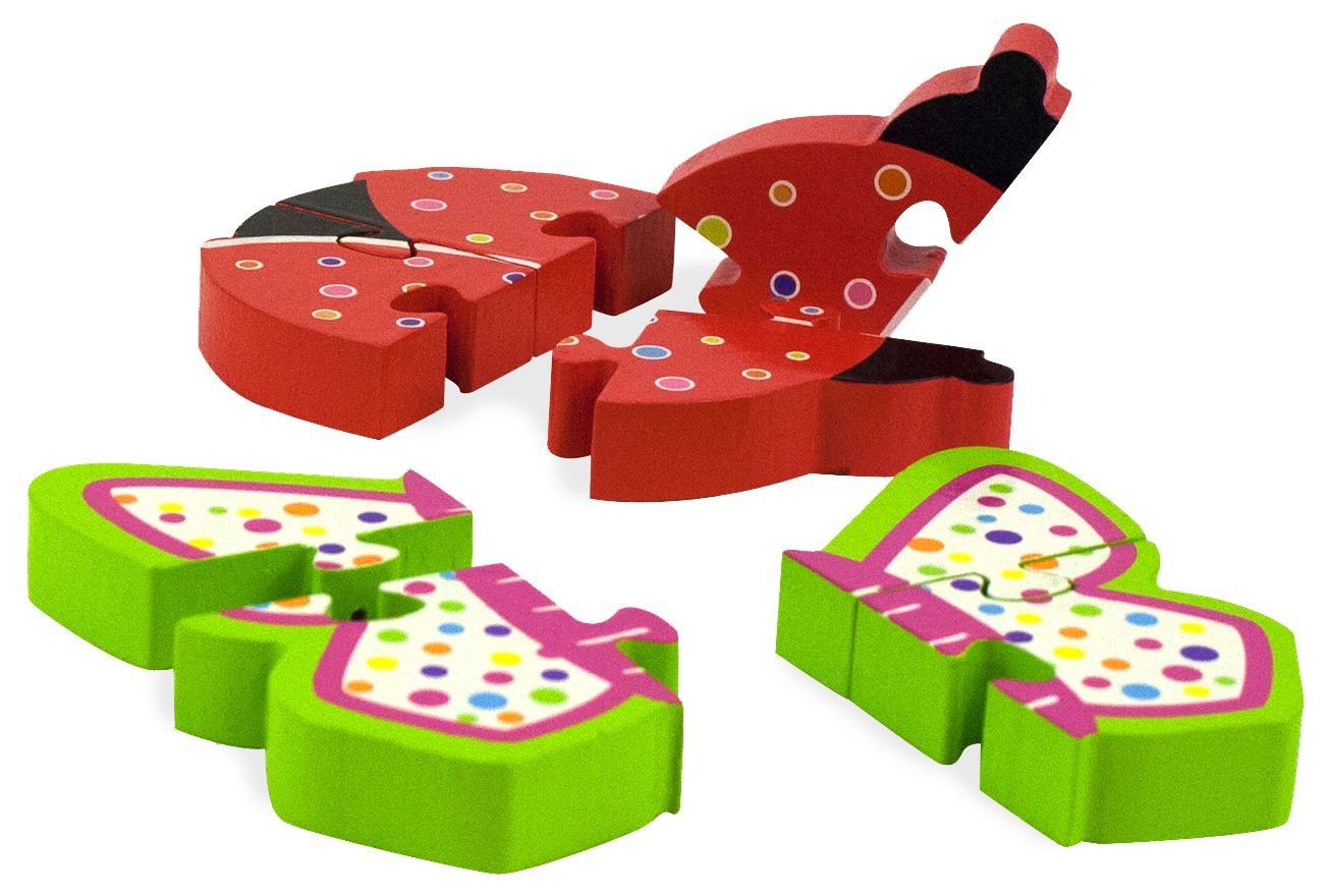 Whimsy Garden Wooden Puzzle