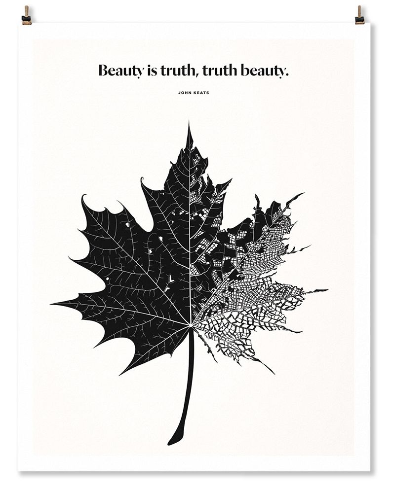 LEAF Print (John Keats)