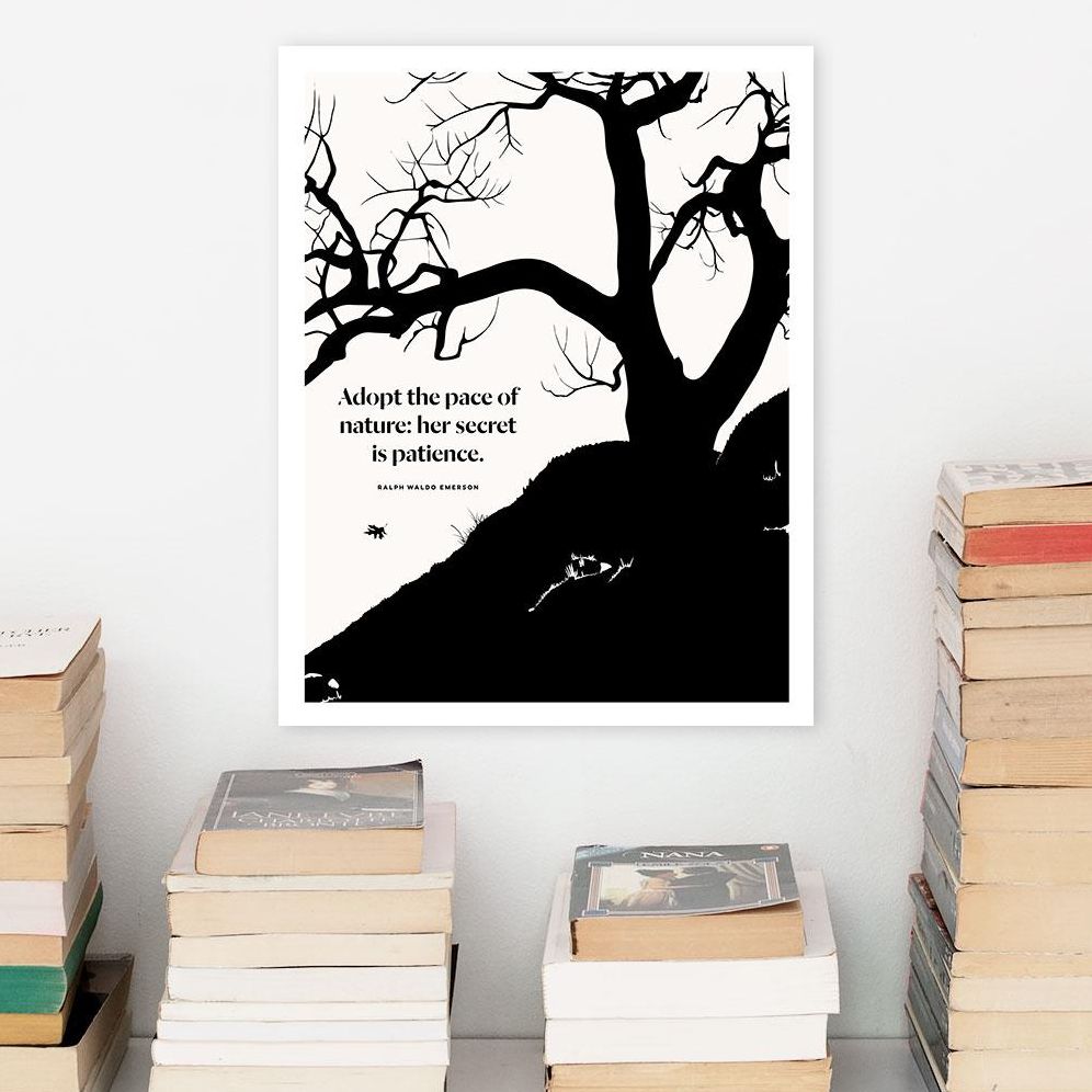 HILL Print (Ralph Waldo Emerson)