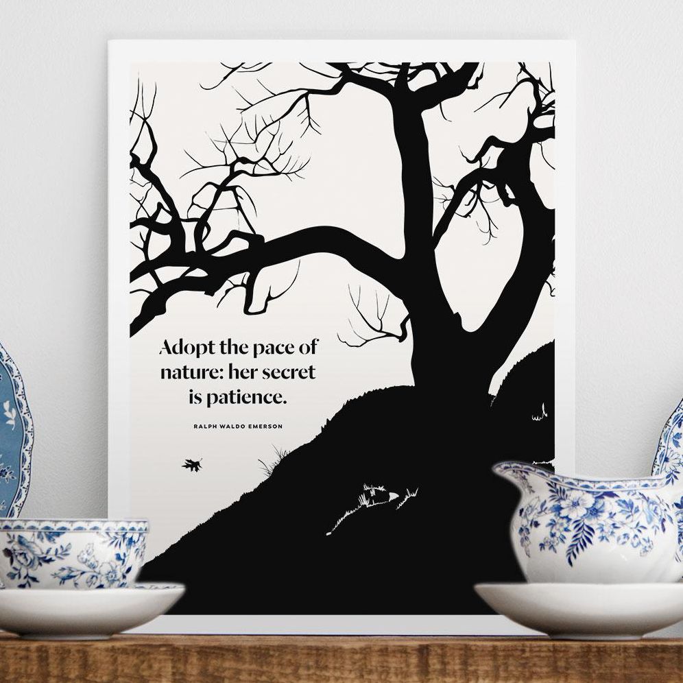 HILL Print (Ralph Waldo Emerson)