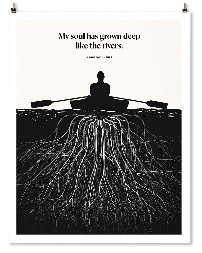 ROOTS Print (Langston Hughes)