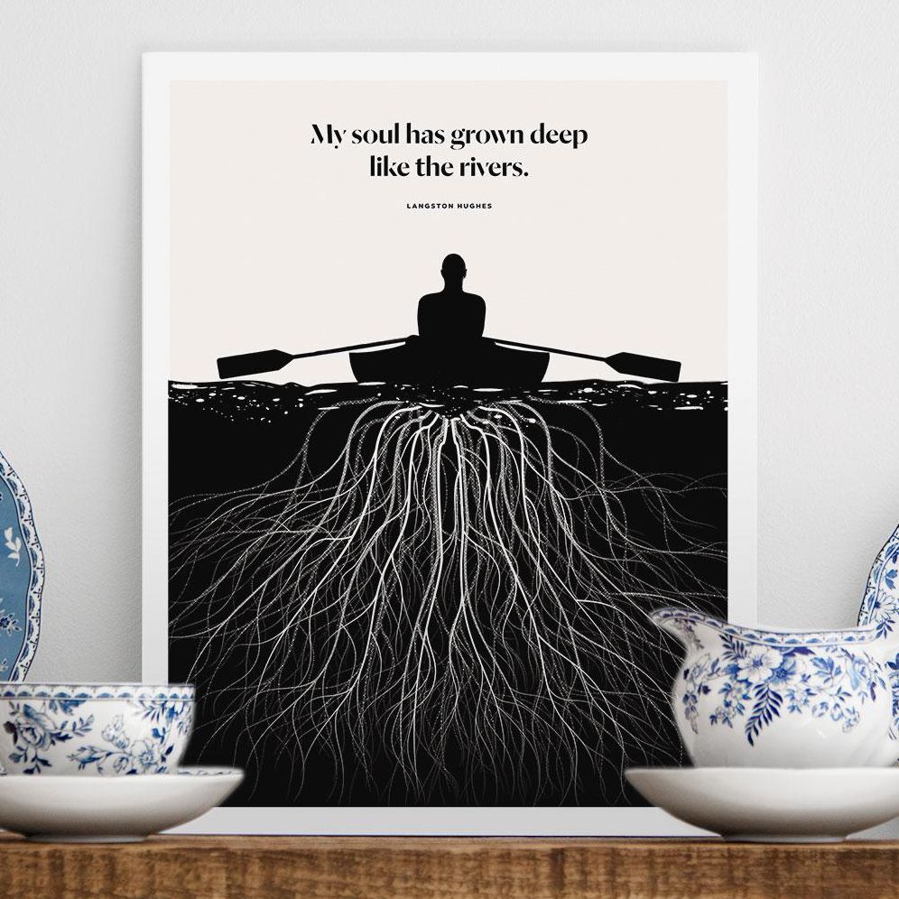 ROOTS Print (Langston Hughes)