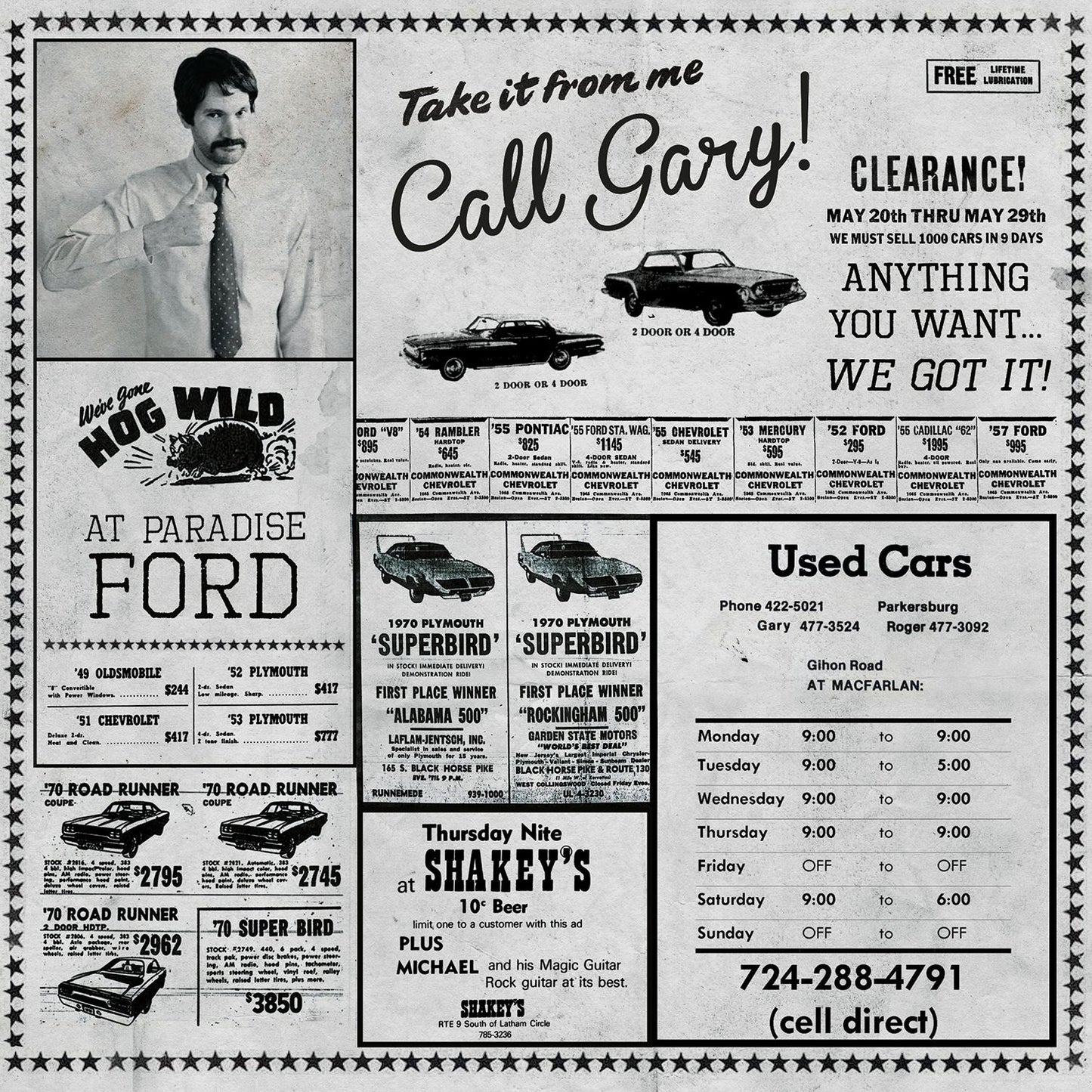 Used Cars/wish You Were Hair