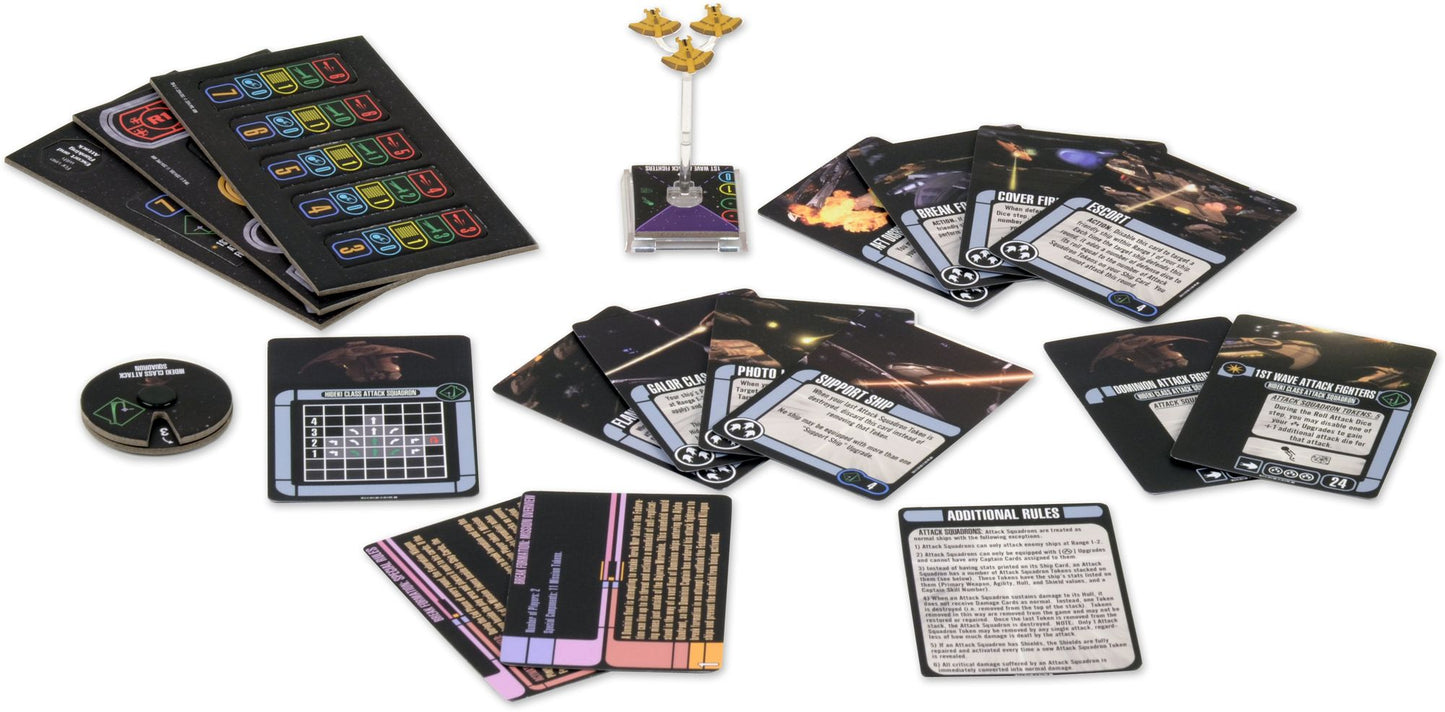 Star Trek Attack Wing - Wave 10 - Hideki Attack Fighter Squadron