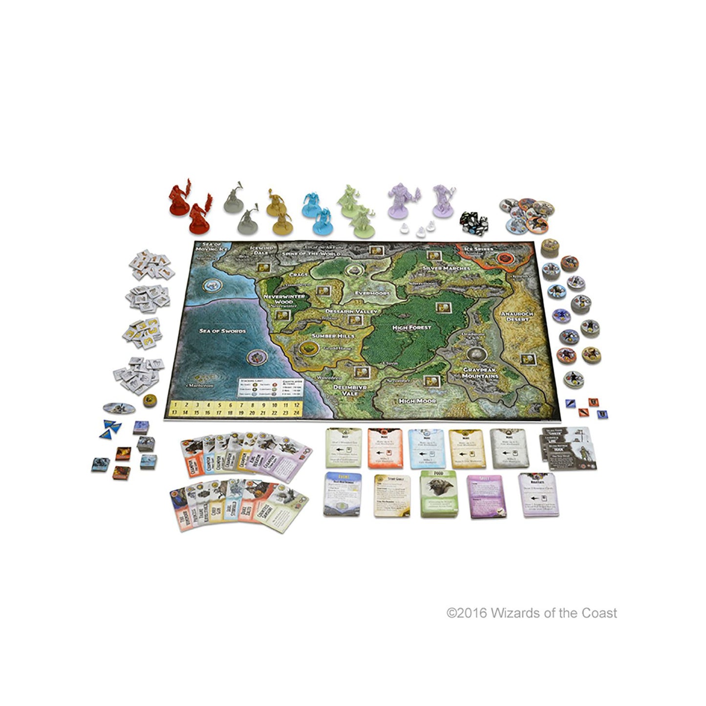 WizKids Dungeons & Dragons Assault of the Giants Board Game - Standard Edition