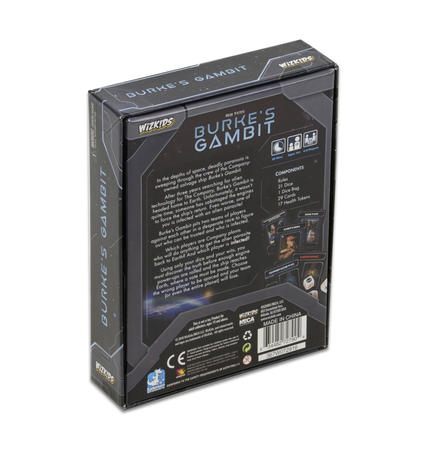 WizKids Burke's Gambit Board Game