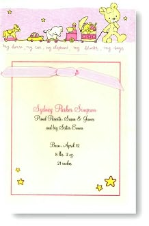 Pink Bears Icons Invitation Kit