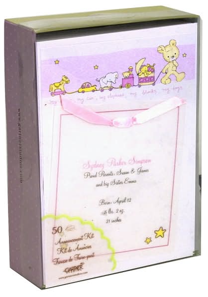 Pink Bears Icons Invitation Kit