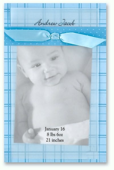 Blue Baby Photo Anouncement Kit