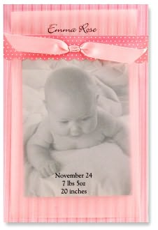 Pink Baby Photo Anouncement Kit