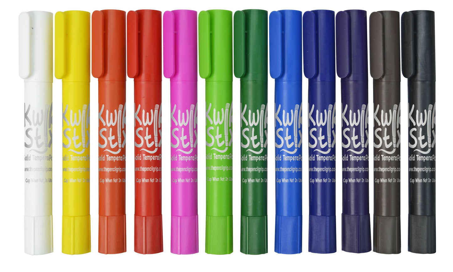 KwikStix Tempera Paint - 12 Thin Classic Colors