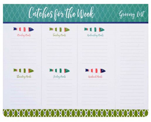 Fresh Catch Meal Planner Pad