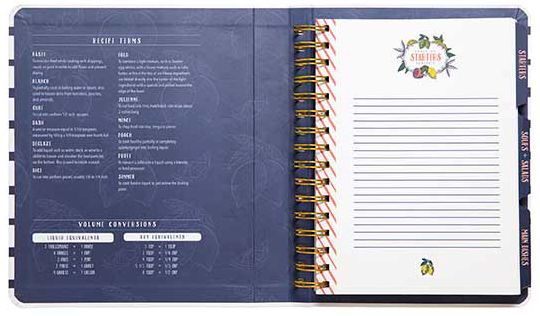 Lemon Drop Mini Recipe Notebook