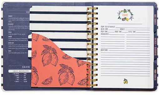 Lemon Drop Mini Recipe Notebook