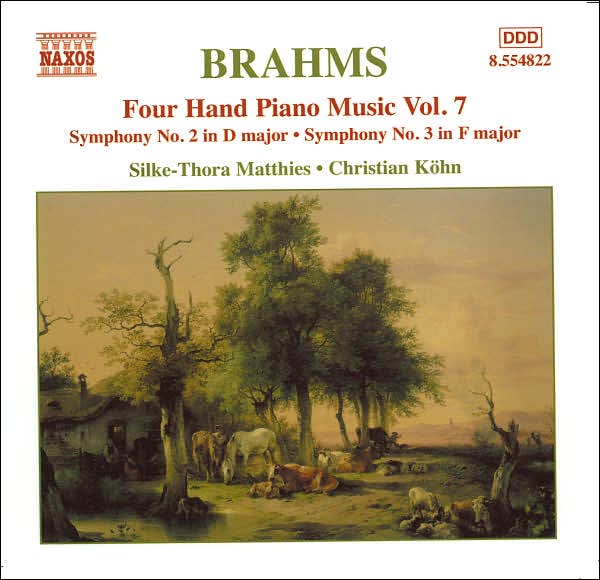 Brahms: Symphonies Nos. 2 & 3 (Four Hand Piano Versions)
