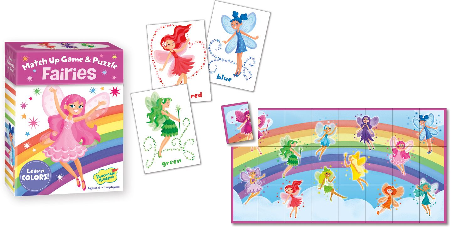Fairies Match Up Game + Puzzle