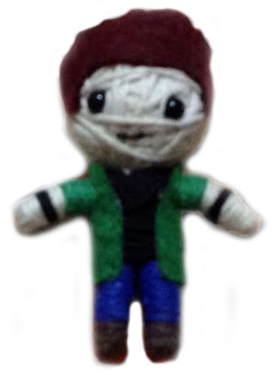 Supernatural Dean Green Shirt String Doll Keychain