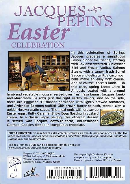 Jacques Pepin's Easter Celebration