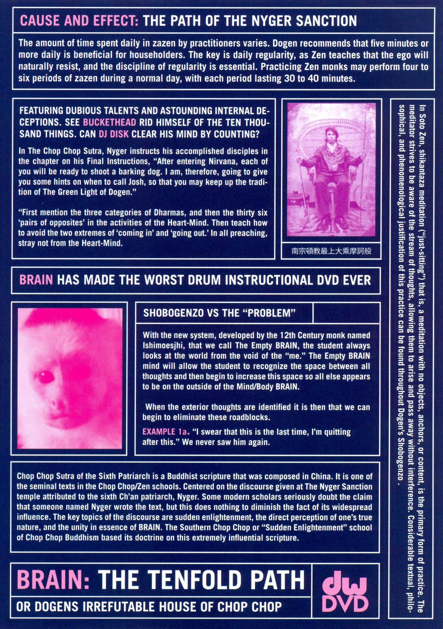 Brain: Brain Has Made the Worst Drum Instructional DVD Ever