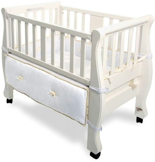 Arm's Reach Co-Sleeper In White Sleigh