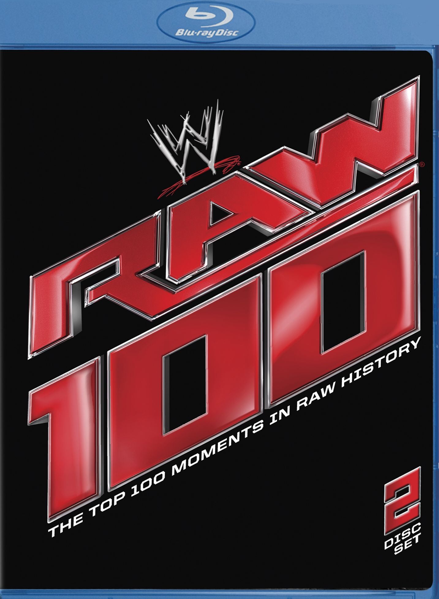 WWE: Raw 100: The Top 100 Moments in Raw History [Blu-ray] [2 Discs]