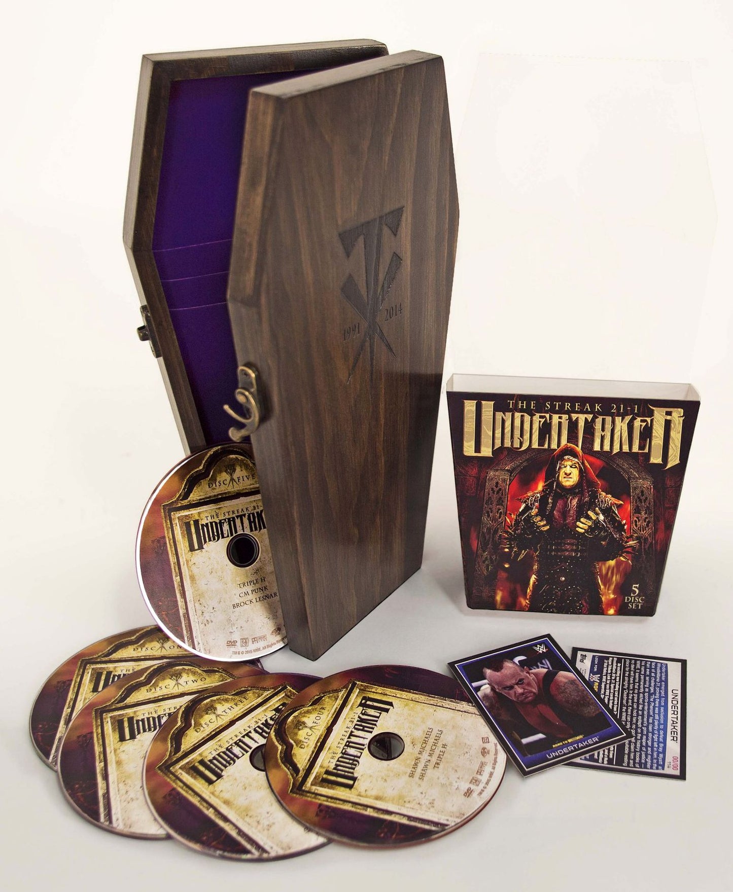 Wwe: Undertaker The Streak 21-1 Coffin Box Set