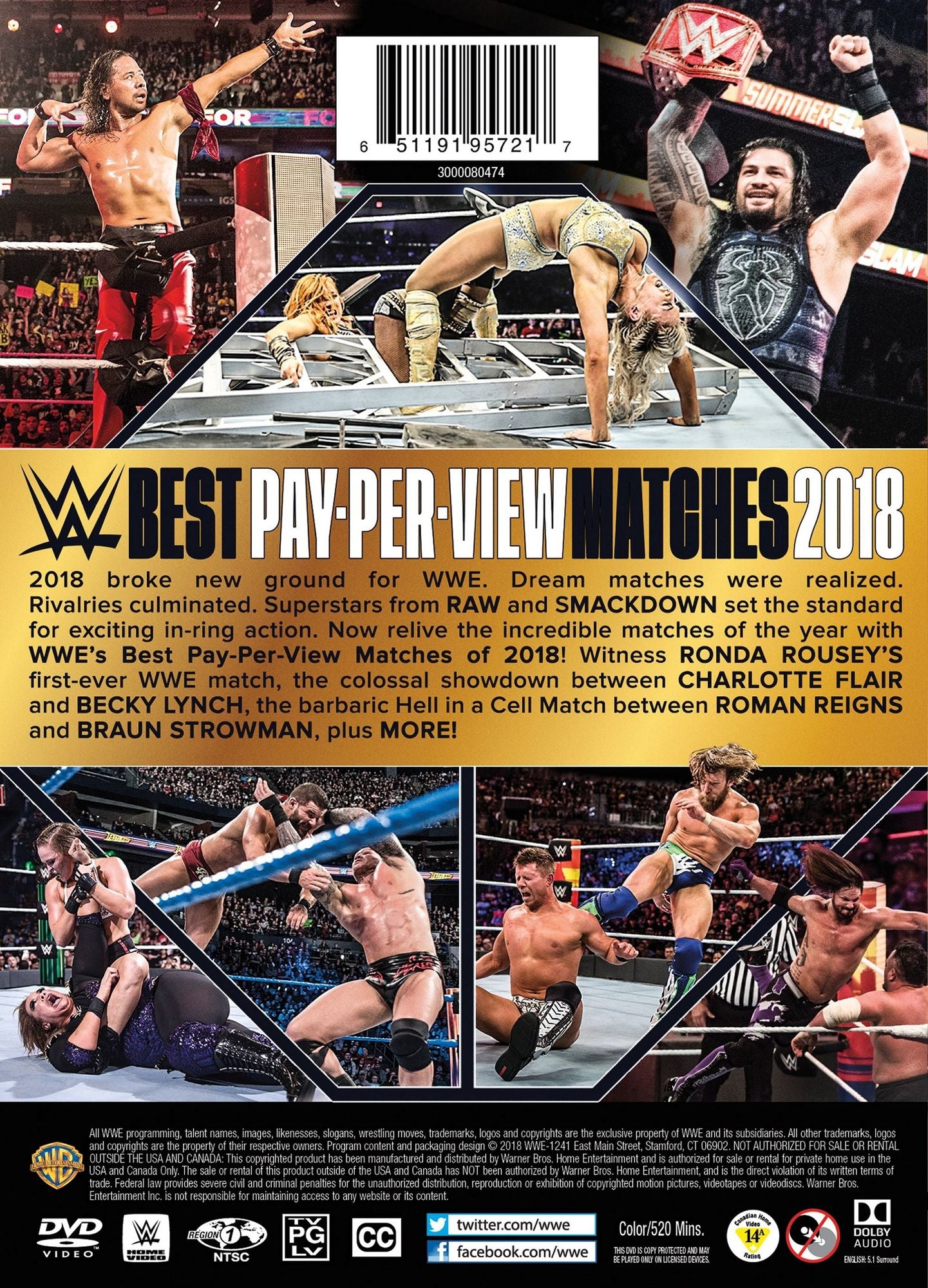 WWE: Best Pay-Per-View Matches 2018
