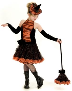 Princess Paradise 197755 Orange Tutu Witch Child Costume