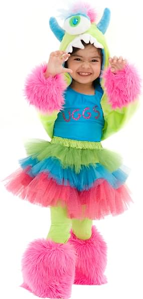 Uggsy Monster Child Costume: Small/Medium