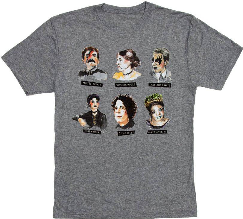 Punk Rock Authors T-Shirt Unisx Size Small