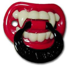 Billy Bob Teeth 197571 Little Vampire Infant-Toddler Pacifier