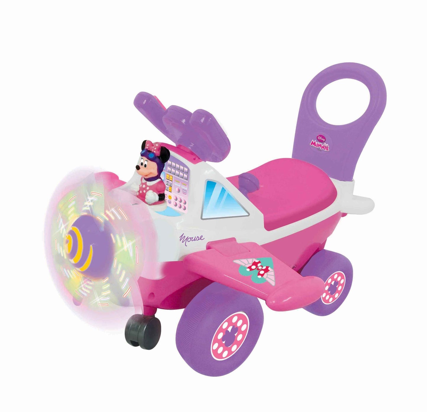 Kiddieland Disney Minnie Mouse Plane Light & Sound Activity Ride-On