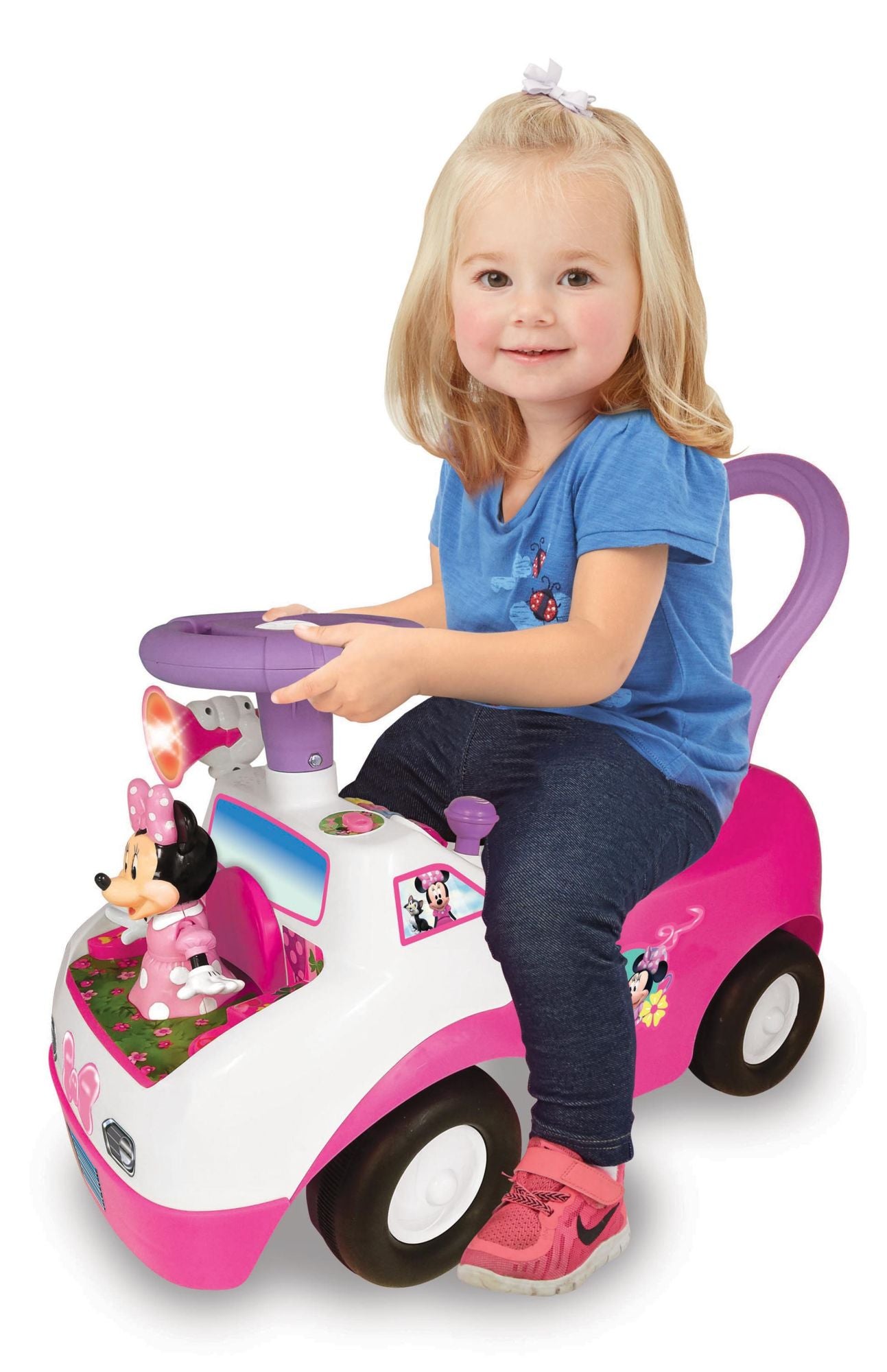 Kiddieland Disney Minnie Mouse Dancing Light & Sound Activity Ride-On