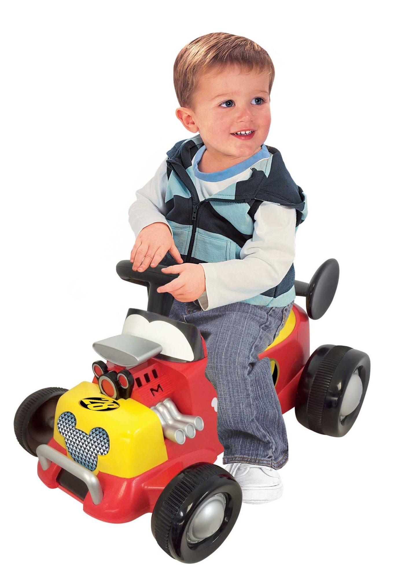Kiddieland Disney Mickey & The Roadster Racers Mickey Mouse Formula Racer Sound Activity Ride-On
