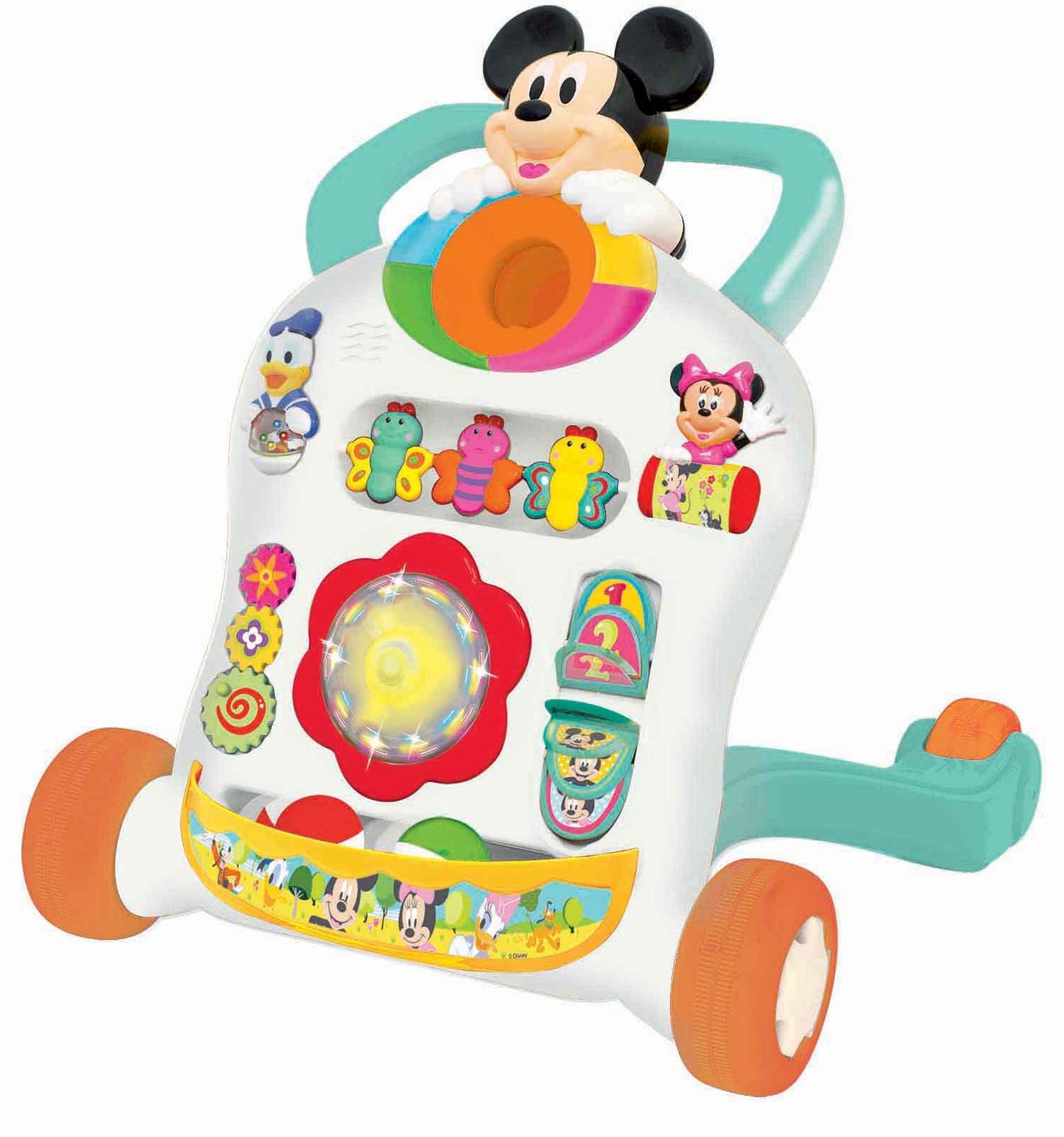 Kiddieland Disney Mickey Mouse & Friends Roll n' Go Walker