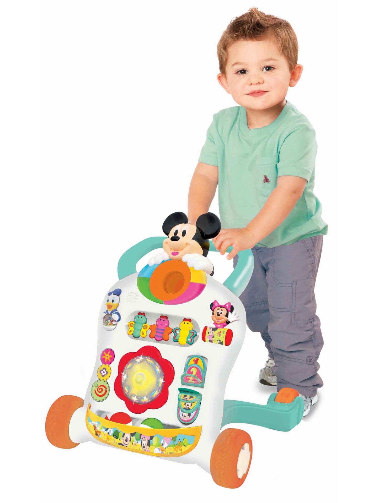 Kiddieland Disney Mickey Mouse & Friends Roll n' Go Walker