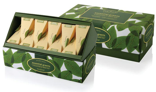 Green Essentials Tea Ribbon Box