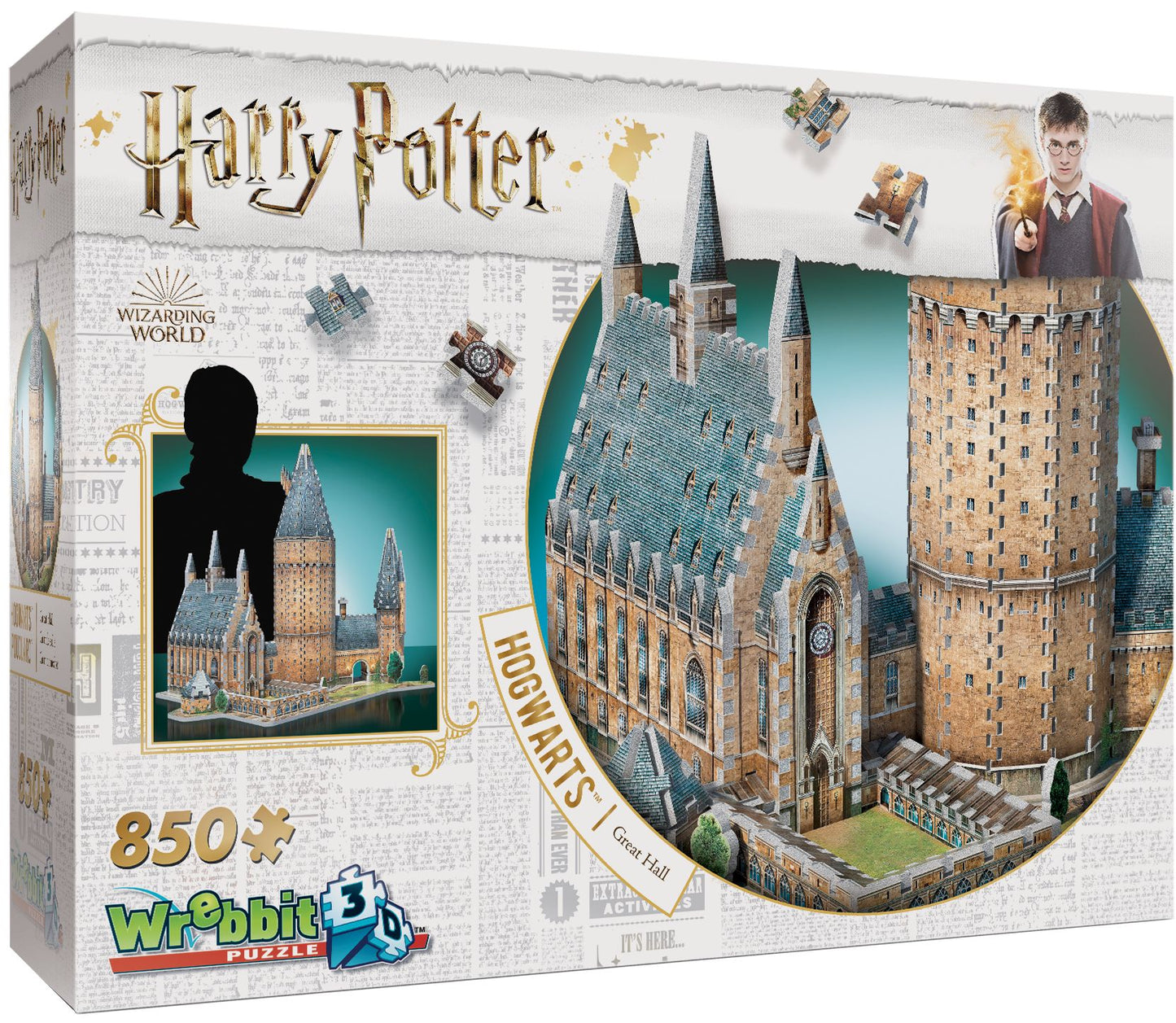 Harry Potter Hogwarts Castle Great Hall 3D Puzzle