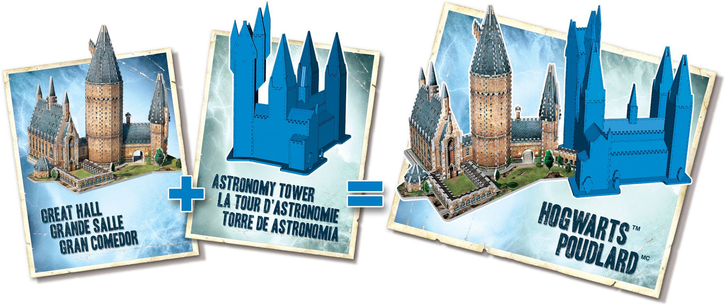 Harry Potter Hogwarts Castle Great Hall 3D Puzzle