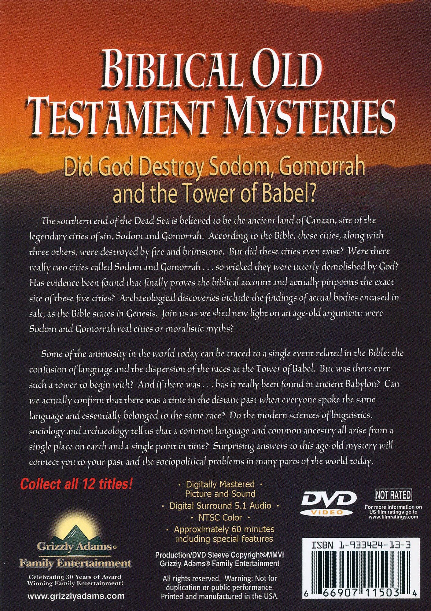 Biblical Collector's Series: Biblical Old Testament Mysteries