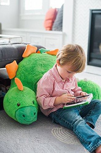 Sweet Seat Cushion Green Dinosaur